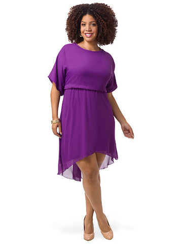 Evie Dress In Purple