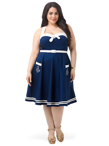 Siren Navy Dress