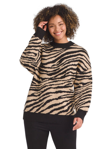 Zebra Wild Kingdom Sweater