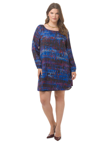 Florence Abstract Shift Dress