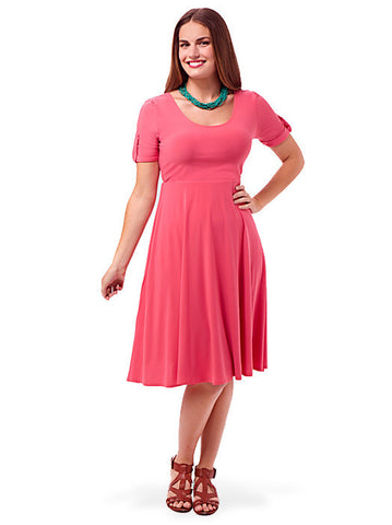Maxine Dress In Coral