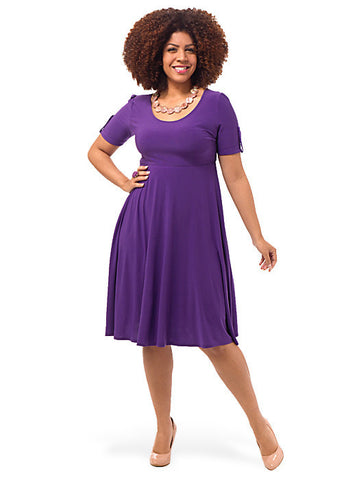 Maxine Dress In Purple