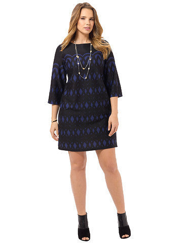 Belted Sheer Print Tunic
